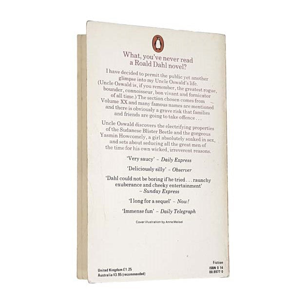 My Uncle Oswald by Roald Dahl, penguin,1980