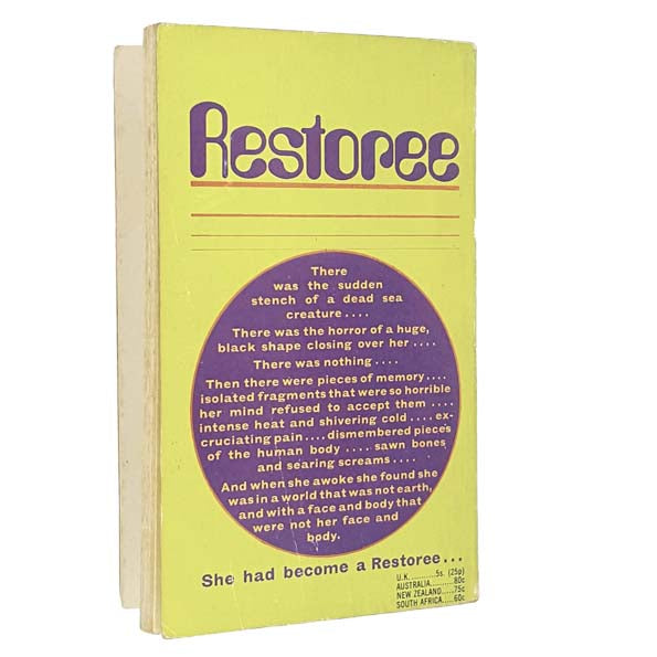 Restoree by Anne McCaffrey 1970 - Corgi