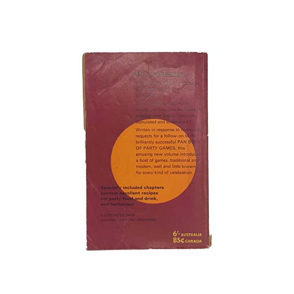 The Second Pan Book of Party Games by Joseph Edmundson - Pan, 1963