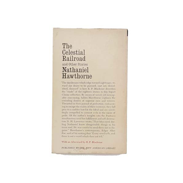The Celestial Railroad by Nathaniel Hawthorne 1963