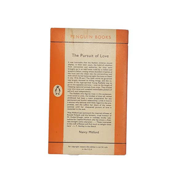 Nancy Mitford's The Pursuit of Love - Penguin, 1960-2