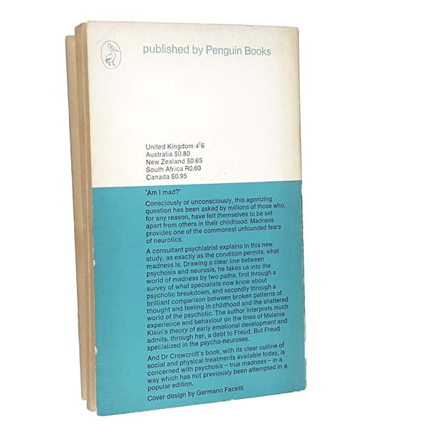 The Psychotic by Andrew Crowcroft 1968 - Pelican