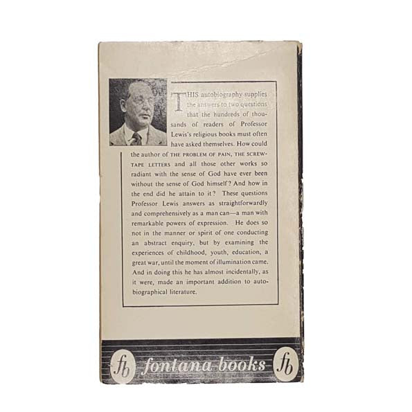 C.S. Lewis' Surprised By Joy 1959-64