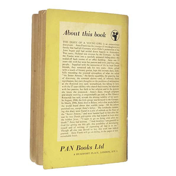 The Diary of a Young Girl by Anne Frank 1955 - Pan Books