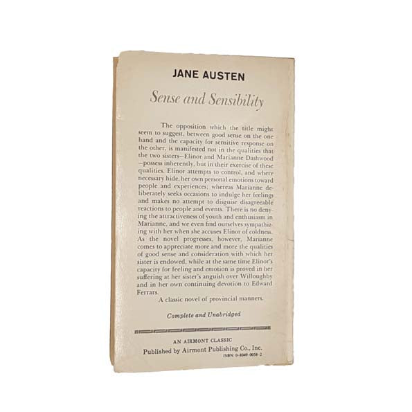 Jane Austen's Sense and Sensibility 1965