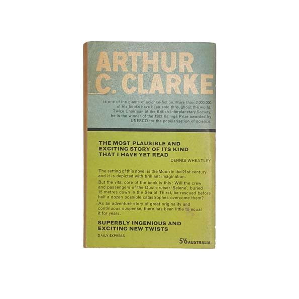 A Fall of Moondust by Arthur C. Clarke 1961