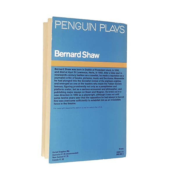 Saint Joan by Bernard Shaw 1975 - Penguin
