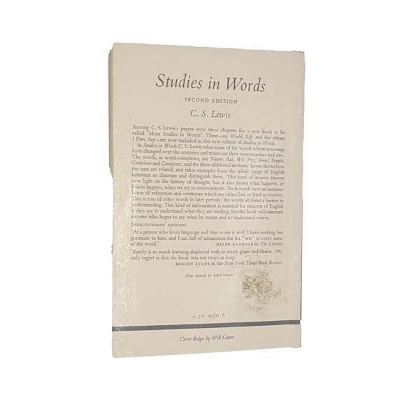 C.S. Lewis' Studies in Words 1979