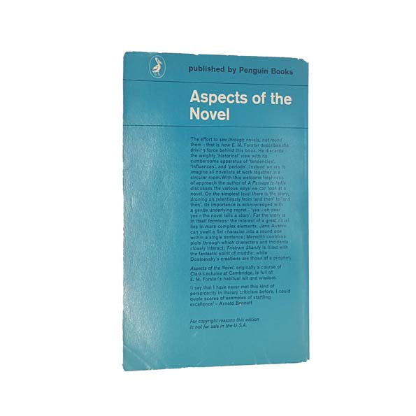 Aspects of the Novel by E.M. Forster - Pelican, 1963
