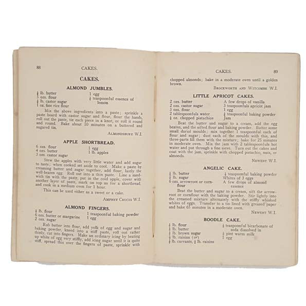 Gleanings from Gloucestershire Housewives 1936