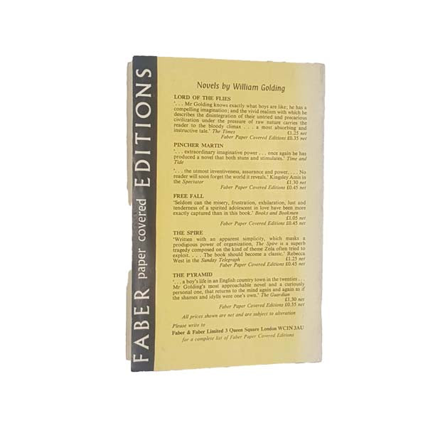 The Inheritors by William Golding - Faber, 1971