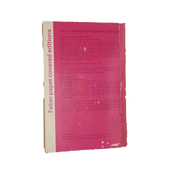 Verse and Worse by A. Silcock - Faber, 1974