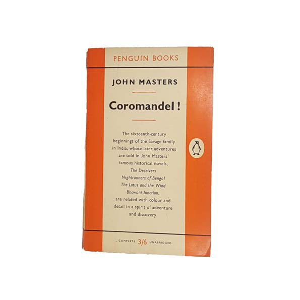 Coromandel! by John Masters - Penguin, 1958