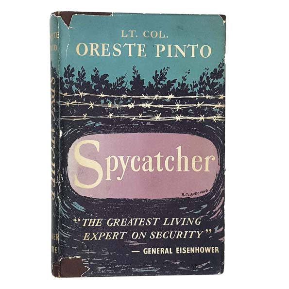 Spycatcher by Oreste Pinto 1952 - Werner Laurie