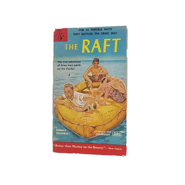 The Raft by Robert Trumbull - Pyramid Books, 1945
