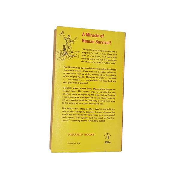 The Raft by Robert Trumbull - Pyramid Books, 1945