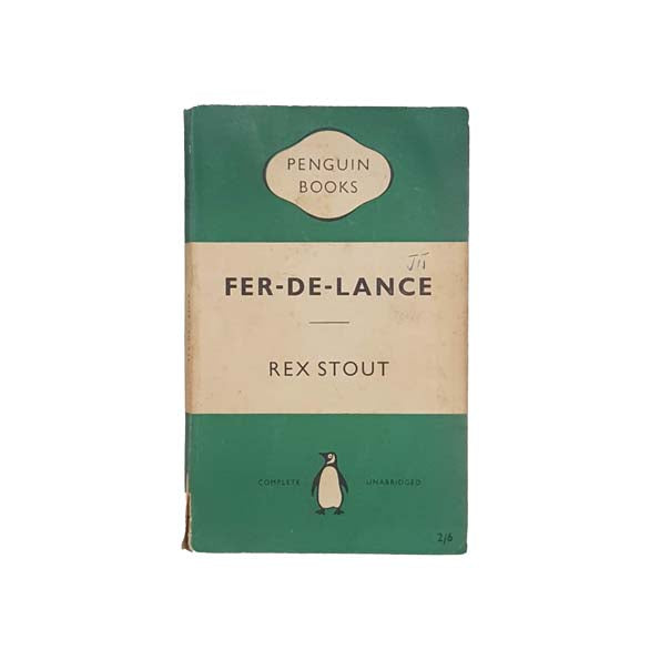 Fer-De-Lance by Rex Stout - Penguin, 1955
