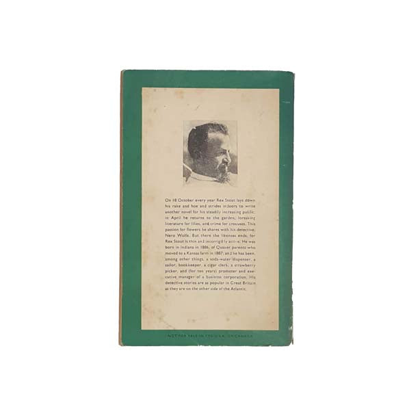 Fer-De-Lance by Rex Stout - Penguin, 1955