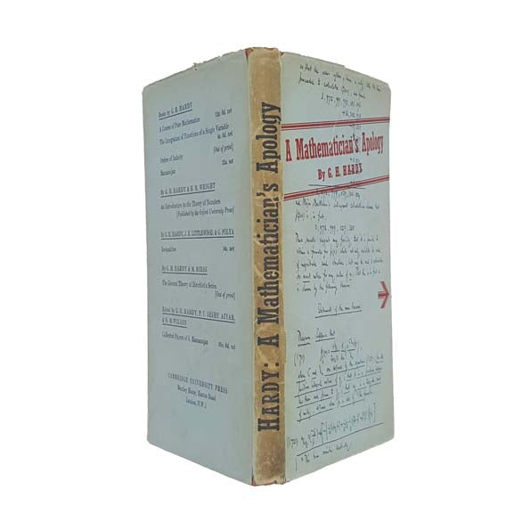 A Mathematician's Apology by G.H. Hardy 1941