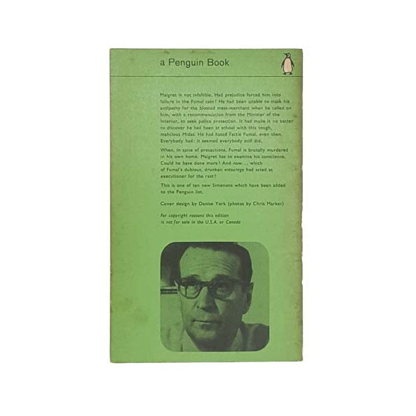 Simenon's Maigret's Failure - Penguin, 1965