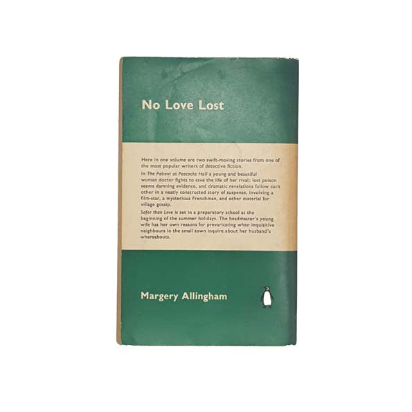 No Love Lost by Margery Allingham - Penguin, 1960