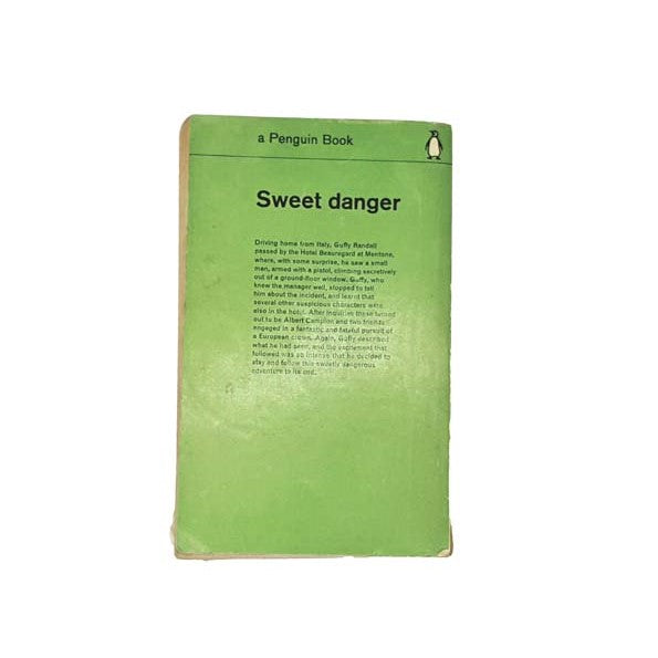 Sweet Danger by Margery Allingham, penguin,1963