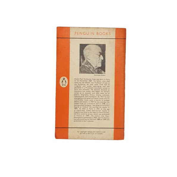 The Immoralist by André Gide - Penguin, 1960