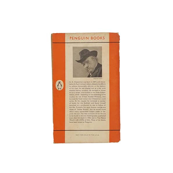 The Man Who Was Thursday by G.K. Chesterton - Penguin, 1958
