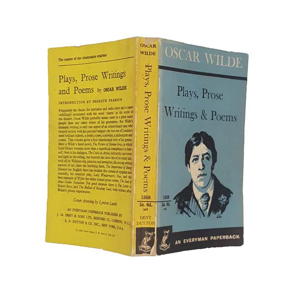 Oscar Wilde’s Plays, Prose Writings and Poems – Dent, 1962