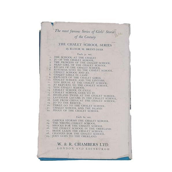 Chudleigh Hold by Elinor M. Brent-Dyer, w&amp;r. chambers, 1954