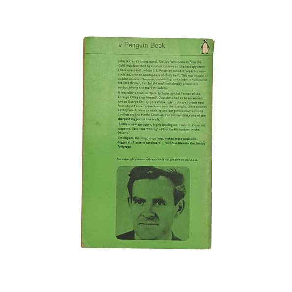Call for the Dead by John le Carré - Penguin, 1964