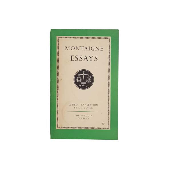 Michel de Montaigne's Essays - Penguin, 1958