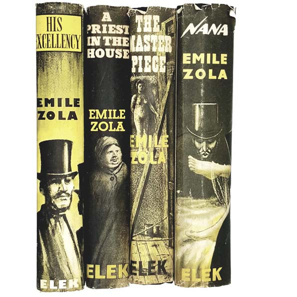 Emile Zola Elek Collection 1950s (6 Books)
