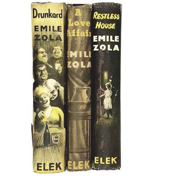 Emile Zola Elek Collection 1950s (6 Books)