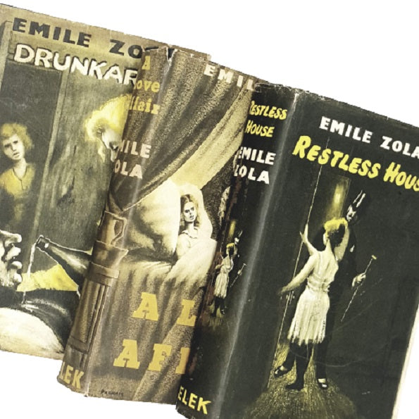 Emile Zola Elek Collection 1950s (6 Books)