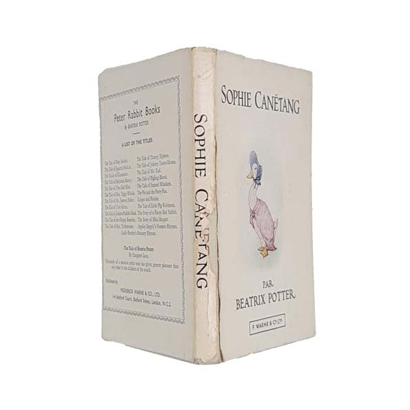 Beatrix Potter's Sophie Canétang - Jemima Puddle-Duck in French