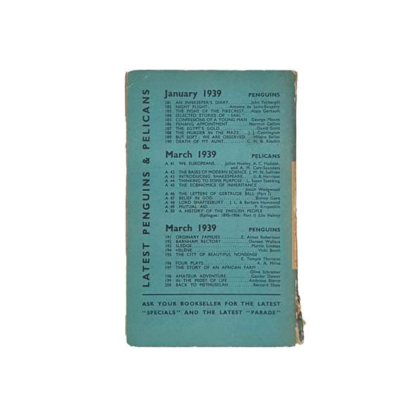 Introducing Shakespeare by G.B. Harrison - Pelican, 1939 - First Edition