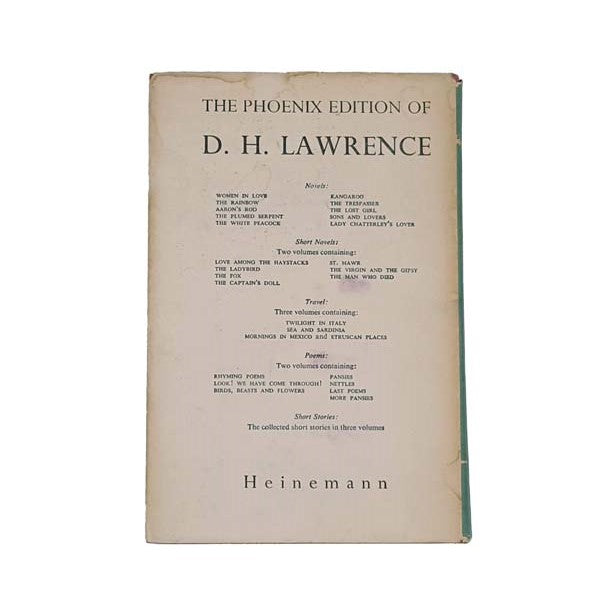Sons and Lovers by D.H.Lawrence, william heinemann,1956