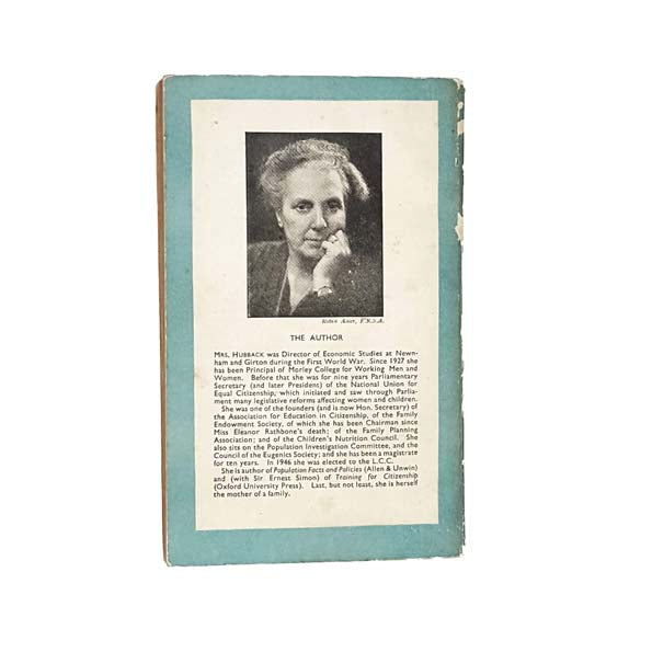 The Population of Britain by Eva M. Hubback 1947 - Pelican
