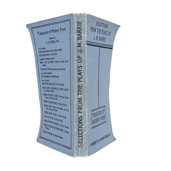 Selections from the plays of J. M. Barrie 1938 - London Press