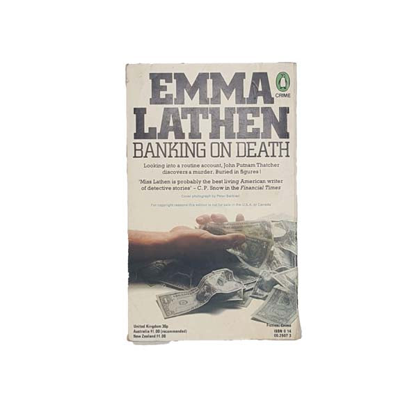 Banking On Death by Emma Lathen - Penguin, 1974