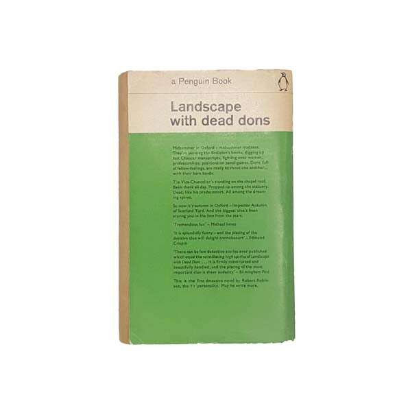 Landscape with Dead Dons by Robert Robinson - Penguin, 1963