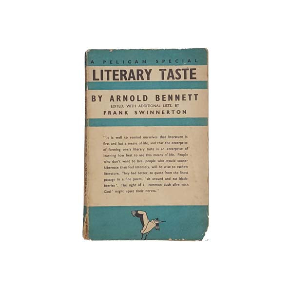 Literary Taste by Arnold Bennett - Pelican, 1938