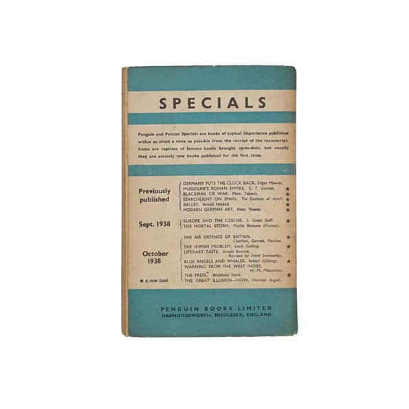 Literary Taste by Arnold Bennett - Pelican, 1938