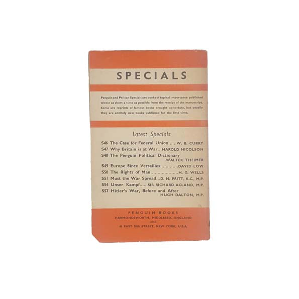 My Finnish Diary by Sir Walter Citrine - Penguin, 1940 - First Edition