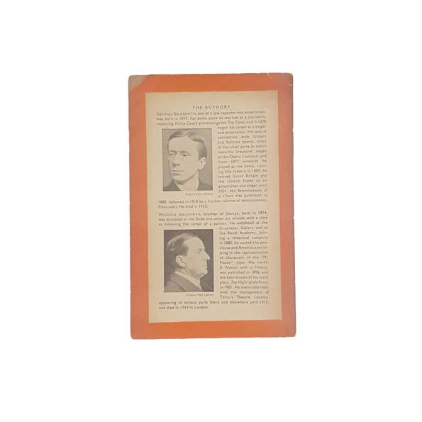 The Diary of a Nobody by George and Weedon Grossmith - Penguin, 1949
