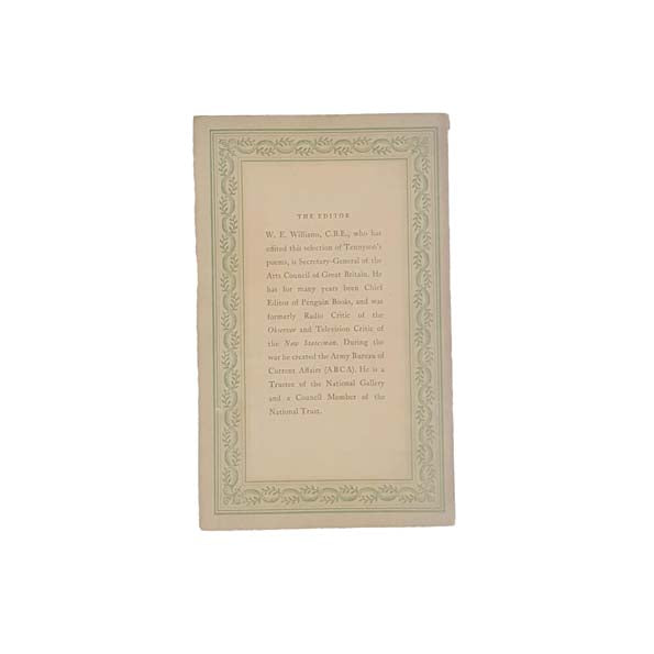 The Penguin Poets: Tennyson, 1953