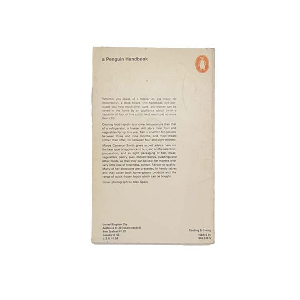 Fresh from the Freezer by Marye Cameron-Smith - Penguin, 1974