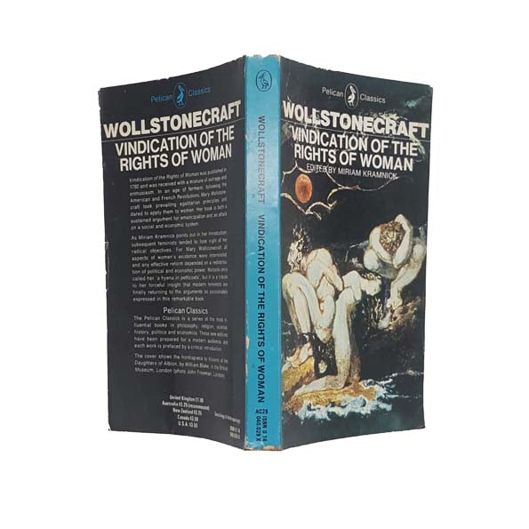 A Vindication of the Rights of Woman by Mary Wollstonecraft - Pelican, 1975
