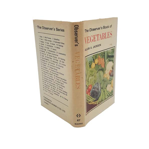 The Observer's Book of Vegetables by Allan A. Jackson, 1977 - First Edition